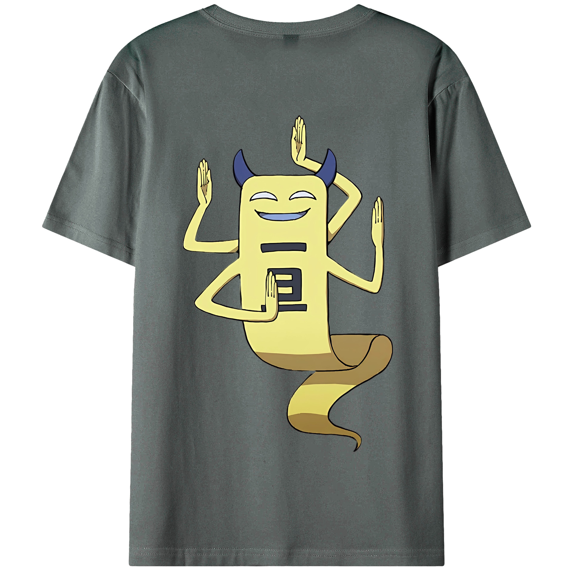 （画像用） 妖怪ウォッチ Yo-kai Watch 綿100％半袖Tシャツ（背面プリント）